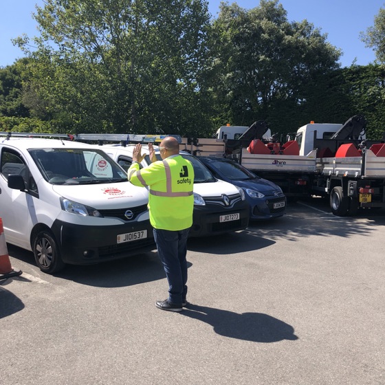 Vehicle or Plant Machinery Marshal Image