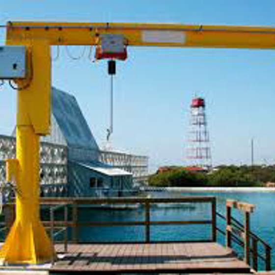 Quay / Pier Mounted Crane Image